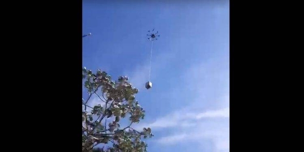 HOY / Ingenio de frontera: pasan mercaderías al lado brasileño a través de drones