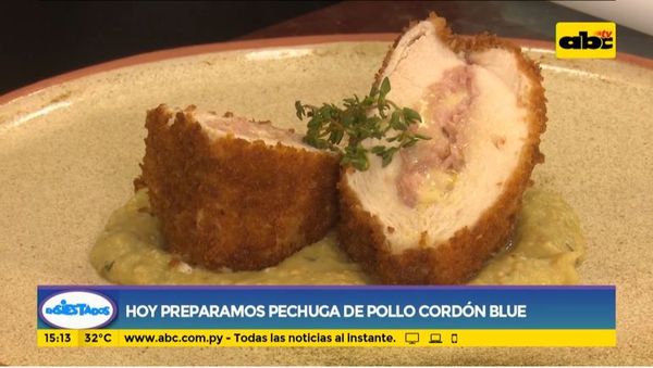 Preparamos pechuga de pollo cordón blue con puré de berenjenas - Ensiestados - ABC Color