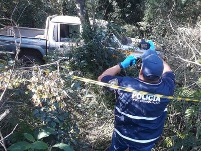 Hallan abandonada camioneta del brasileño raptado en Caazapá