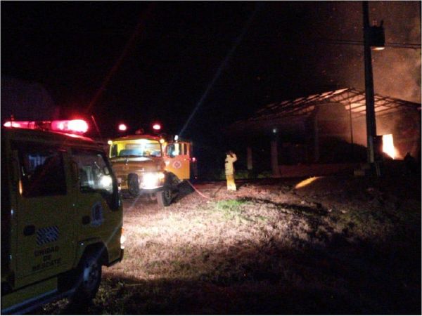 Incendio ocasiona pérdidas de 17 toneladas de yerba mate