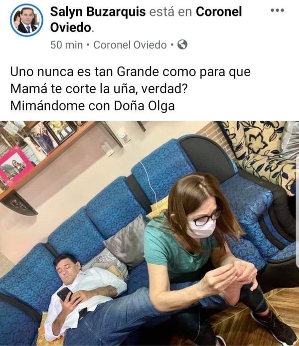 Salyn Buzarquis: "Uno nunca es tan grande como para que mamá te corte la uña, verdad?" - El Trueno