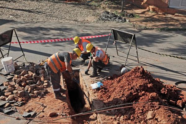 Trabajos de alcantarillado inician desde el lunes en zona del mercado de San Lorenzo » Ñanduti