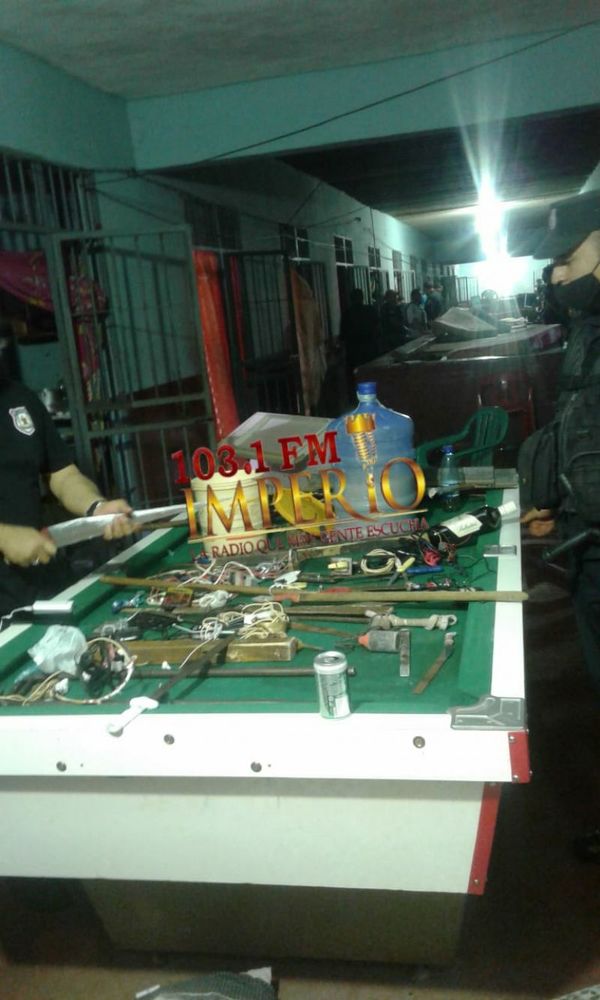 Allanan Penitenciaría de Pedro Juan después de incautación de bomba casera