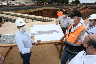 Verifican avance de obras en el Puente de la Integración y el Multiviaducto del Km 7