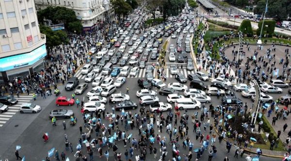 Argentina olvida coronavirus y realiza masiva movilización en contra de expropiar Vicentin