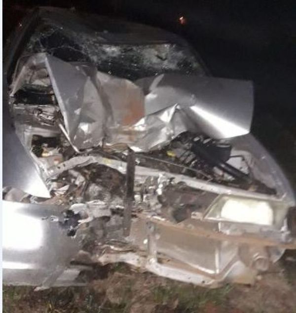 Terrible muerte de un motociclista sobre la ruta PY 05