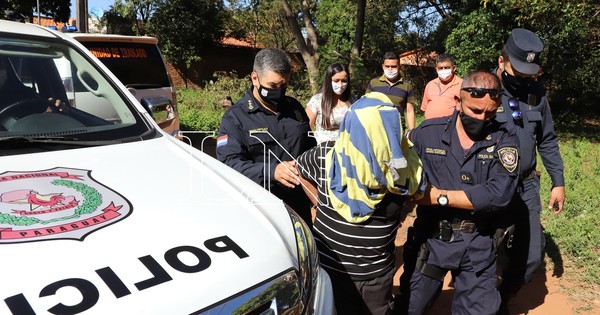 Ñemby: supuesto feminicida, preso y a disposición de la Fiscalía