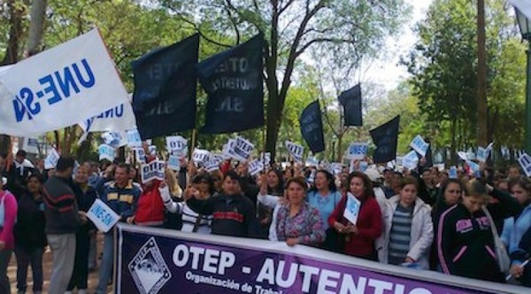 Desde la OTEP anticipan que se movilizarán en caso de que el Gobierno no cumpla con el reajuste salarial docente » Ñanduti