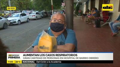 Aglomeración de personas en el Hospital de Barrio Obrero - ABC Noticias - ABC Color