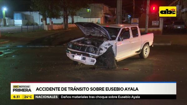 Accidente de tránsito sobre Eusebio Ayala - ABC Noticias - ABC Color
