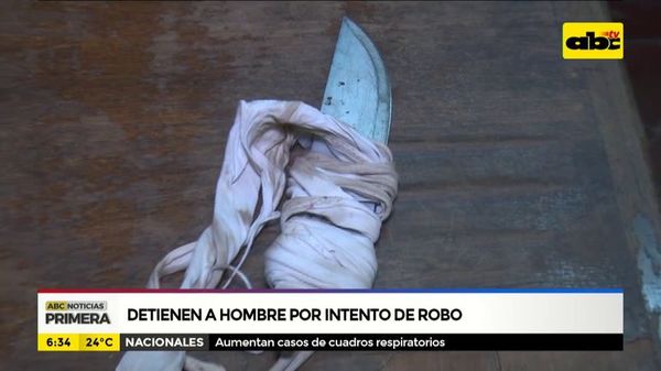 Detienen a un hombre por intento de robo - ABC Noticias - ABC Color