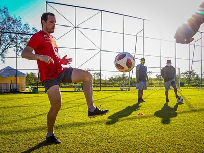 Guaraní suma en los entrenamientos