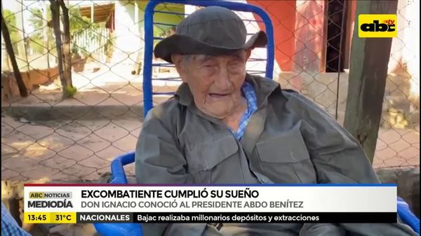 Excombatiente cumplió su sueño - ABC Noticias - ABC Color
