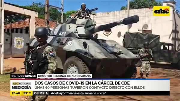 Dos casos de COVID-19 en el penal de CDE - ABC Noticias - ABC Color