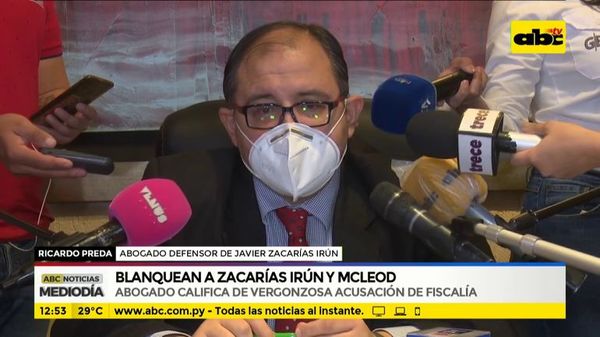 Abogado de ZI cuestiona acusación de la Fiscalía - ABC Noticias - ABC Color