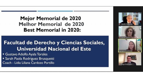 Paraguay logra primeros puestos en concurso sobre DD.HH. en prestigiosa universidad de EE.UU