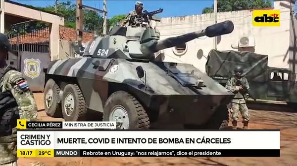 Muerte, Covid e intento de bomba en las cárceles - Crimen y castigo - ABC Color