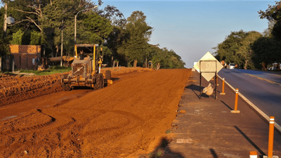 Obras en Ruta 2 Caaguazú avanzan 93% en su ejecución
