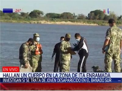 Hallan cuerpo de joven que desapareció en el río Paraguay
