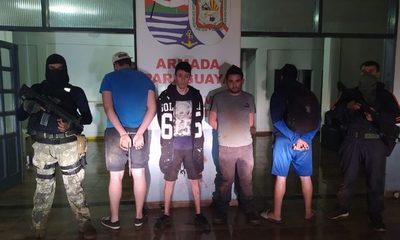 Cuatro paseros detenidos a orillas del Paraná