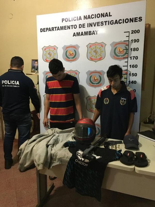 Supuestos asaltantes fueron detenidos