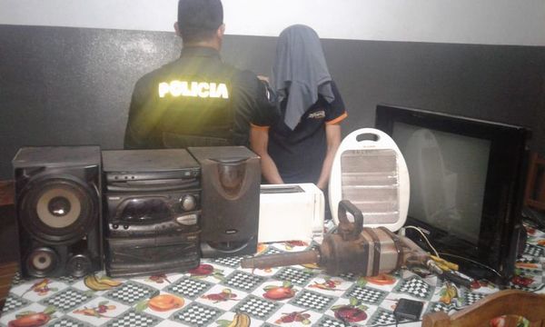 Detienen a supuesto ladrón domiciliario - ABC en el Este - ABC Color