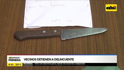 Vecinos detienen a delincuente en San Lorenzo - ABC Noticias - ABC Color