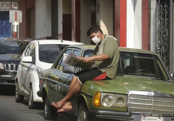 Cuidacoches anuncian manifestación para exigir kits de alimentos - Nacionales - ABC Color