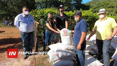 ENTREGAN INSUMOS AGRÍCOLAS A PEQUEÑOS PRODUCTORES DE SAN JUAN DEL PNÁ.