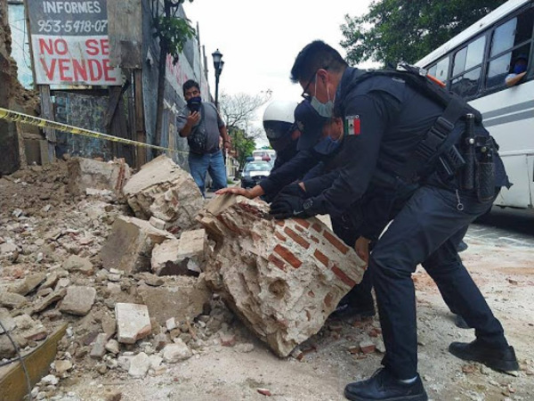 Al menos un muerto por derrumbe tras el terremoto de 7,5 en el sur de México » Ñanduti