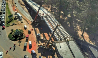 HOY / Corredor Vial cuenta con su primer puente listo y se erige el segundo