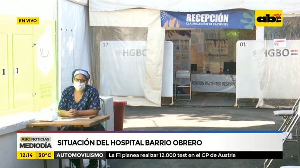 Hospital de Barrio Obrero no está saturado - ABC Noticias - ABC Color