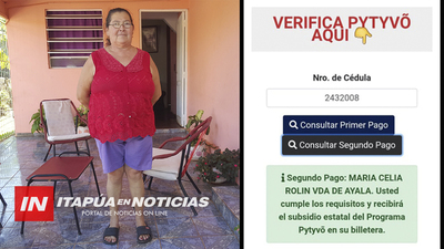 FIGURA EN LOS DOS PAGOS DE PYTYVO PERO NO LE GIRARON UN SOLO GUARANÍ