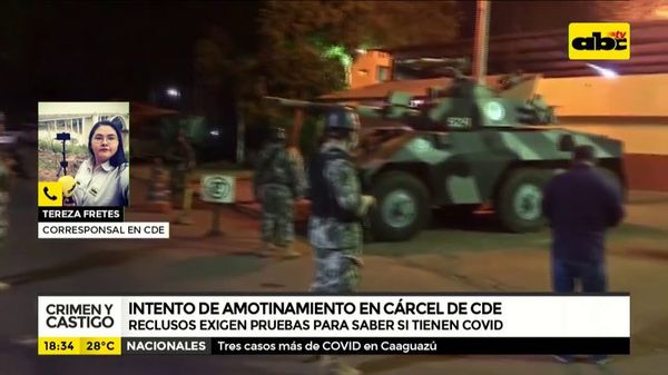 Intento de amotinamiento en cárcel de CDE - Crimen y castigo - ABC Color
