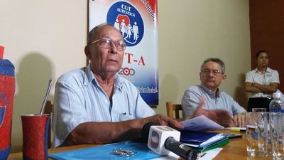 Presidente de la CUT-A: “Pedimos al vicepresidente que el Ejecutivo retire todos los proyectos que presentó al Parlamento” - ADN Paraguayo