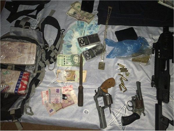Pedro Juan Caballero: Incautan 2 kilos de crac, dinero y armas