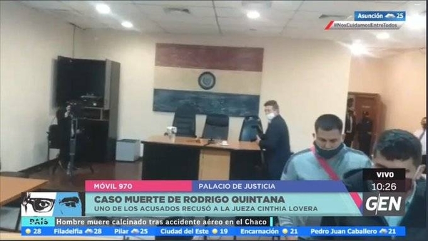 HOY / Fue suspendida la audiencia preliminar para los acusados Gustavo Florentin y Guido Amarilla procesados por la muerte del joven Rodrigo Quintana dentro de la sede del PLRA