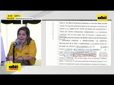 Gladys Bareiro de Módica y sus cuentas bancarias high level - ABC Noticias - ABC Color
