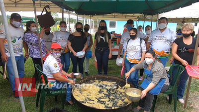 FIESTA PATRONAL CON KARU GUASU EN SAN JUAN DEL PARANÁ