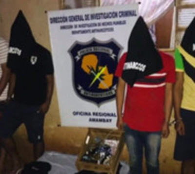 Incautan drogas y armas en vivienda de Pedro Juan - Paraguay.com