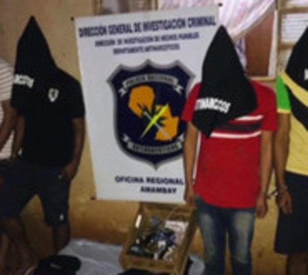 Incautan drogas y armas en vivienda de Pedro Juan - Paraguay.com