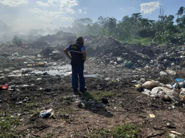 Intervienen vertedero en San Pedro por supuesto mal manejo de residuos » Ñanduti