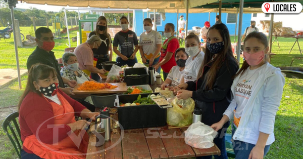 San Juan del Paraná celebró su “Santo Ara” con una olla popular