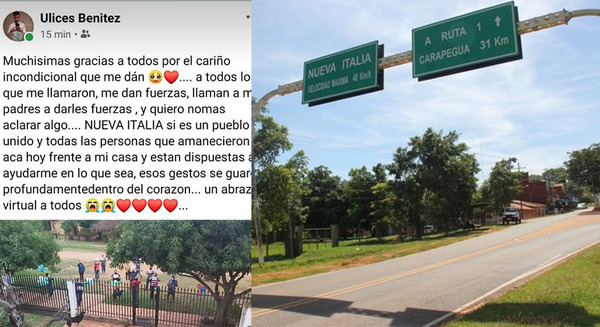 NUEVA ITALIA, EJEMPLO DE EMPATÍA: JOVEN CON COVID-19 RECIBE APOYO DE SUS VECINOS