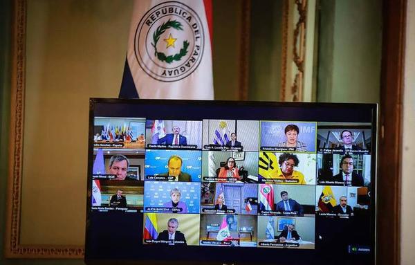 Presidente Abdo participó de encuentro virtual de presidentes de Latinoamérica y el Caribe