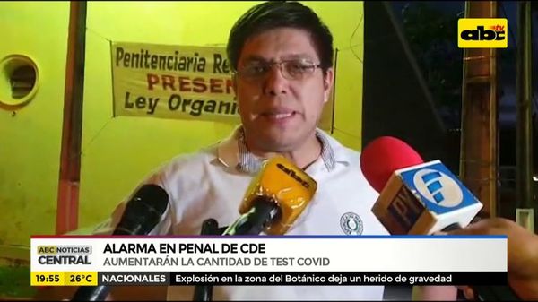Alarma en penal de CDE por casos de Covid-19 - ABC Noticias - ABC Color