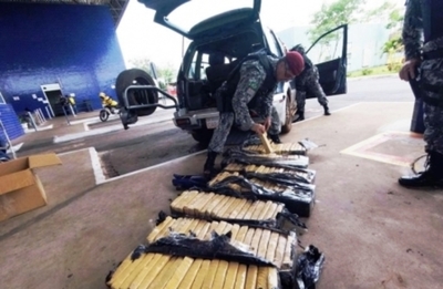 Son 112 kilos de droga que pasaron bajo las narices de las autoridades paraguayas