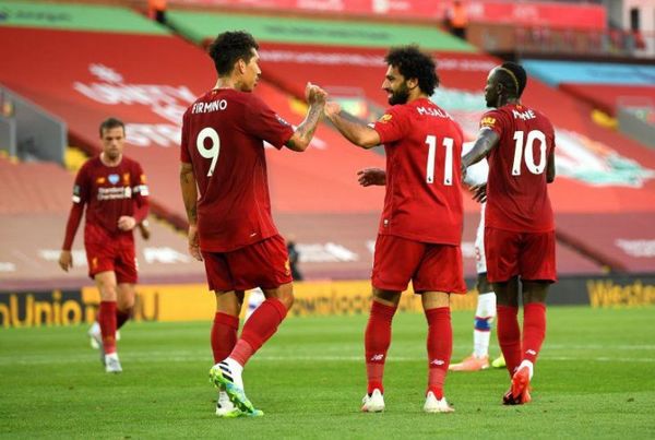 El Liverpool golea al Palace y podría ser campeón este jueves