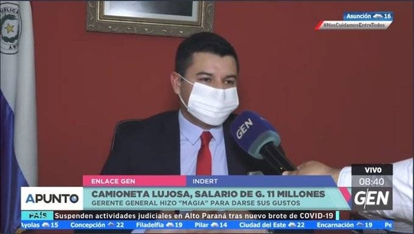 HOY / Mario Vega, titular del Indert, sobre el caso del funcionario Fredy González