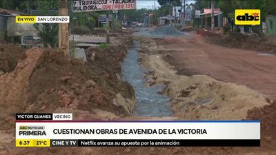 Cuestionan obras de Avenida de La Victoria en Reducto - ABC Noticias - ABC Color
